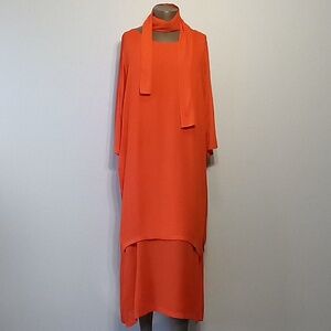 Flawless & Timeless 2pc Orange dress set by Resort Wear